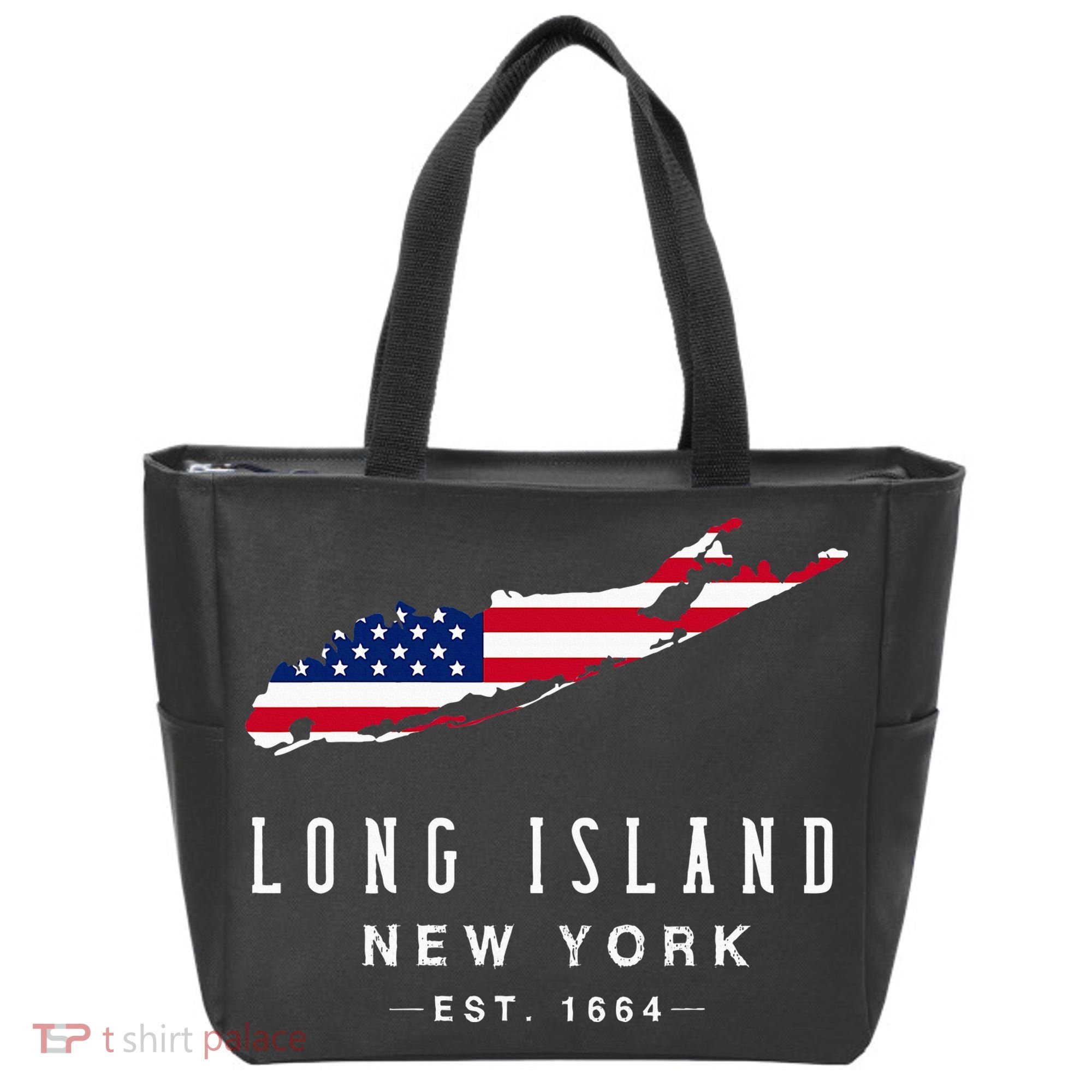 Long Island Ny Souvenir Native Long Islander Map Tote Bag