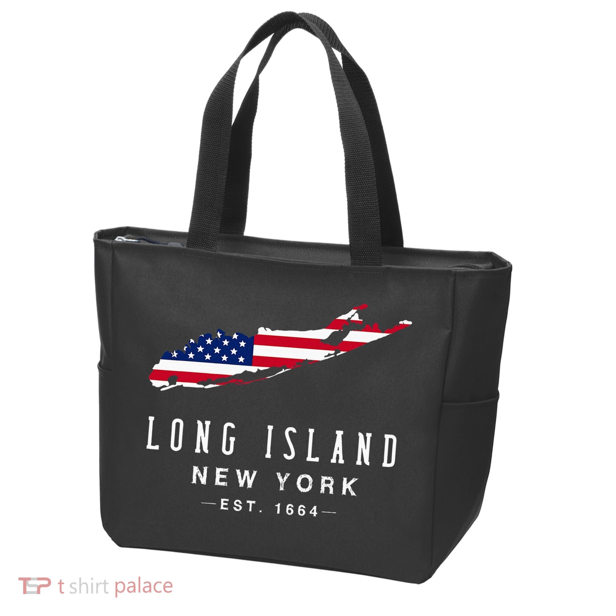 Long Island Ny Souvenir Native Long Islander Map Tote Bag