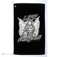 Life Is Not A Fairytale Golf Towel thumb 0
