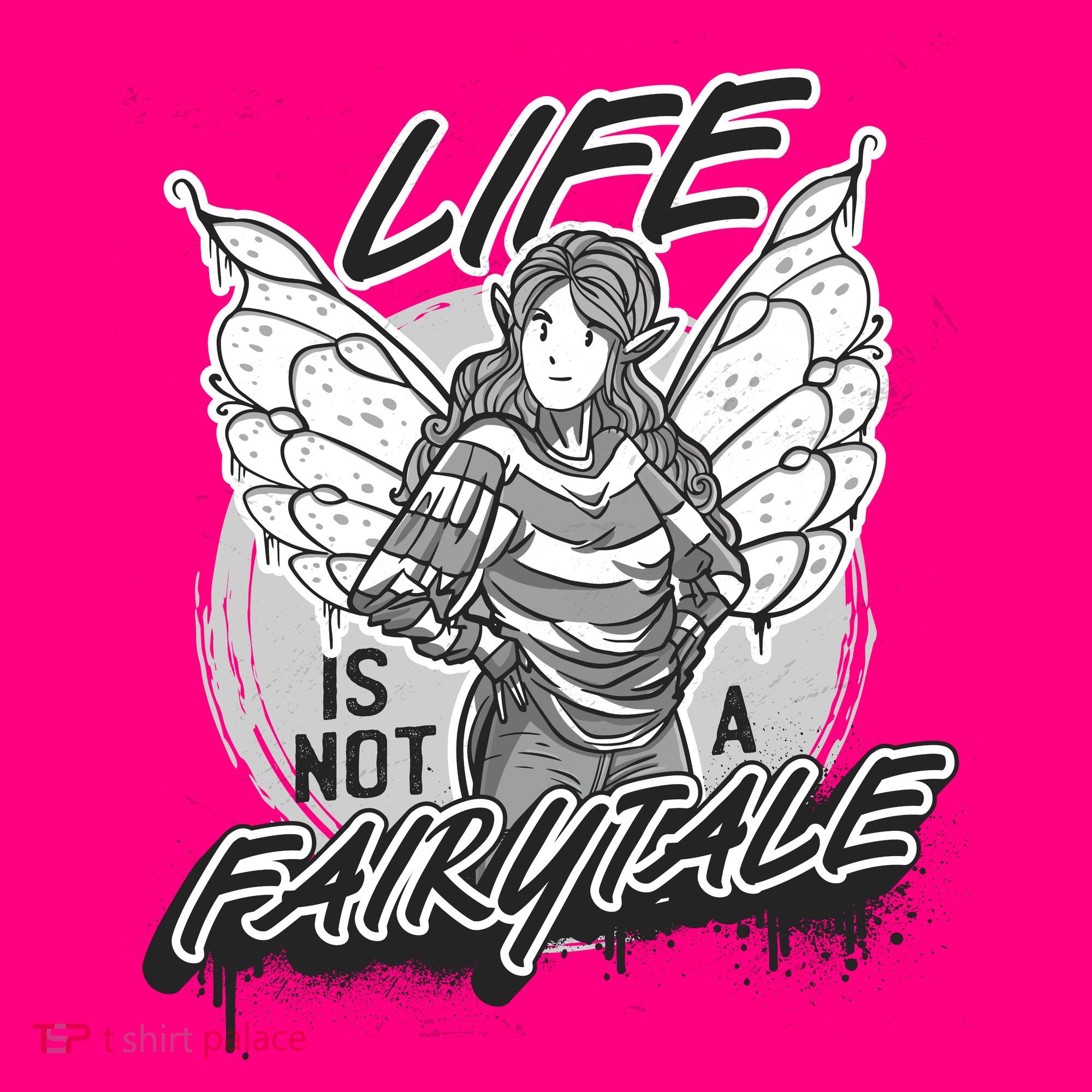 Life Is Not A Fairytale Button