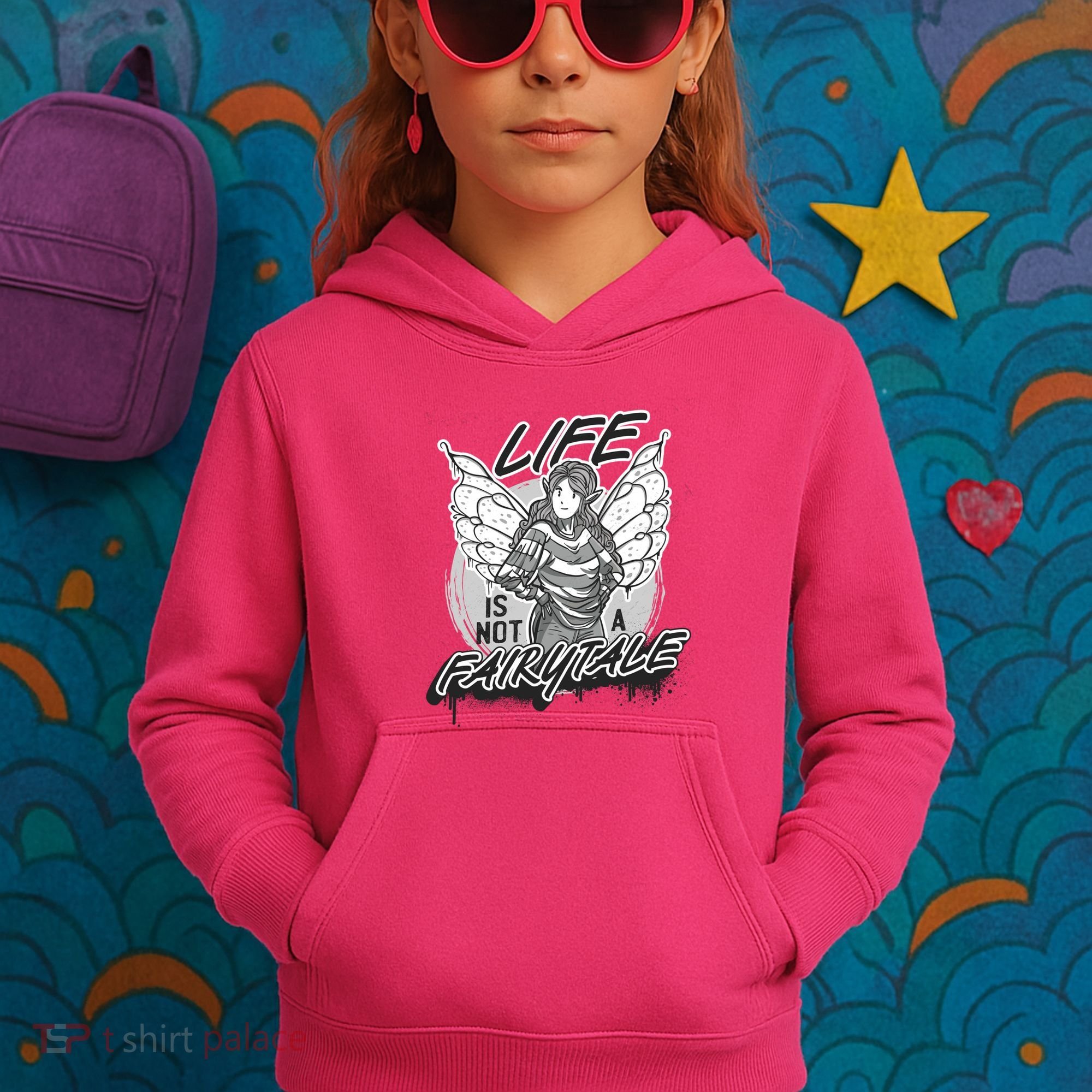 Life Is Not A Fairytale Kids Hoodie
