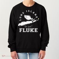 Long Island NY Fluke Fishing Women's Sweatshirt thumb 0