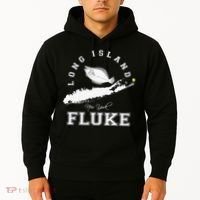 Long Island NY Fluke Fishing Hoodie thumb 2