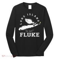 Long Island NY Fluke Fishing Long Sleeve Shirt thumb 0
