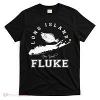 Long Island NY Fluke Fishing T-Shirt thumb 0