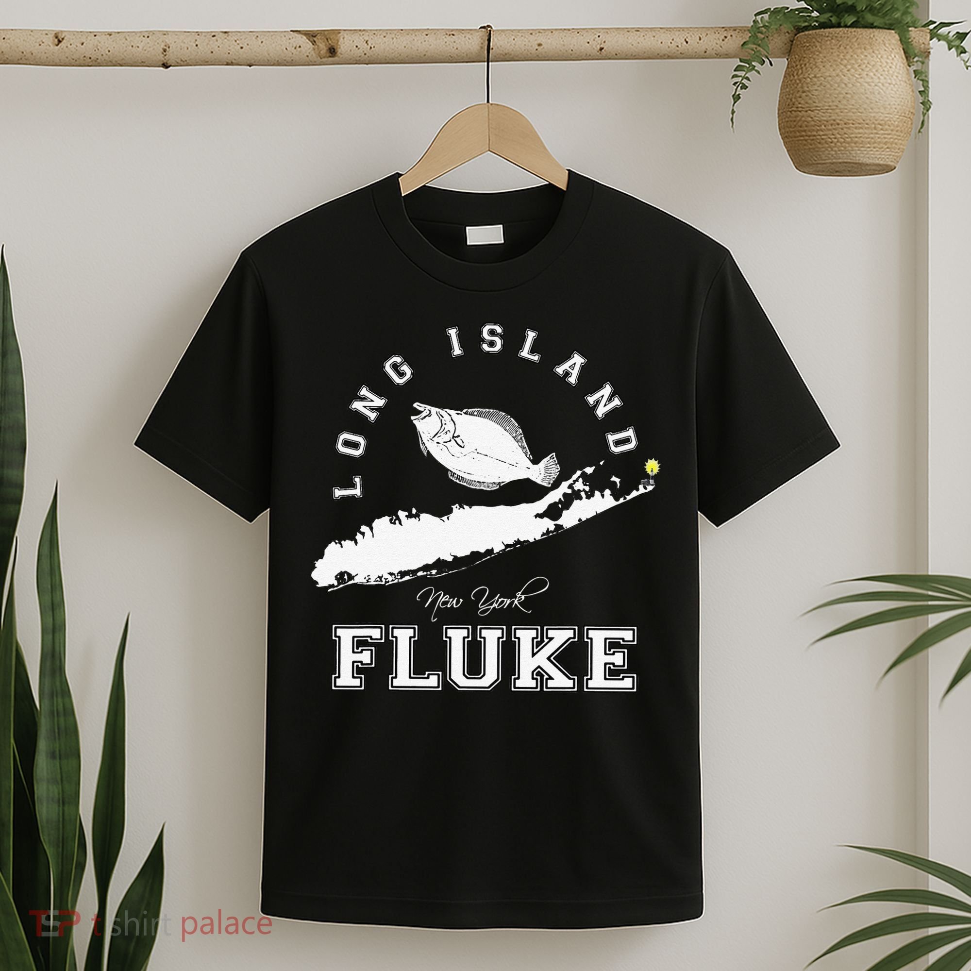 Long Island NY Fluke Fishing T-Shirt