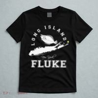 Long Island NY Fluke Fishing T-Shirt thumb 5