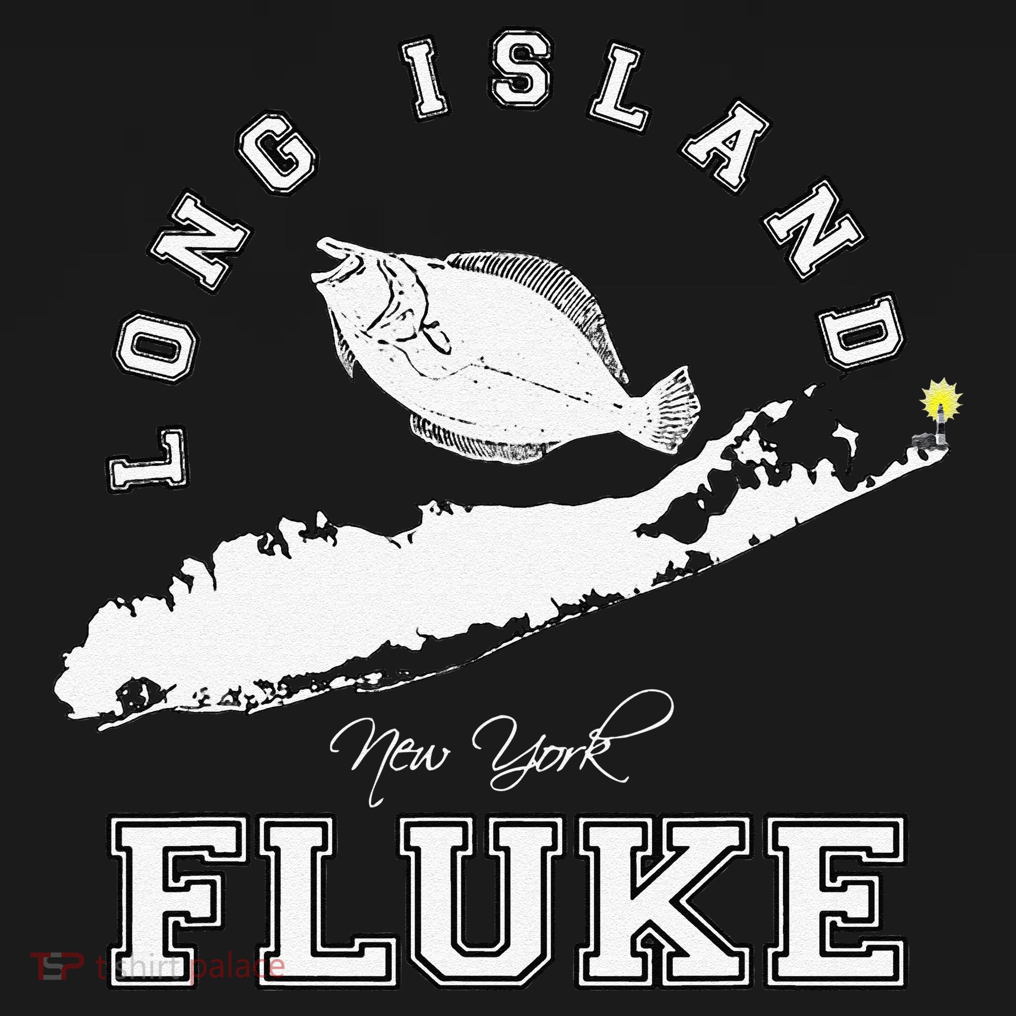 Long Island NY Fluke Fishing Women's Hoodie