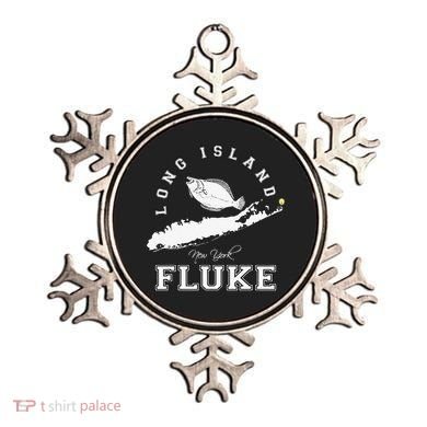 Long Island NY Fluke Fishing Ornament