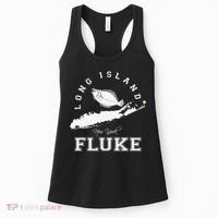 Long Island NY Fluke Fishing Women's Tank Top thumb 0