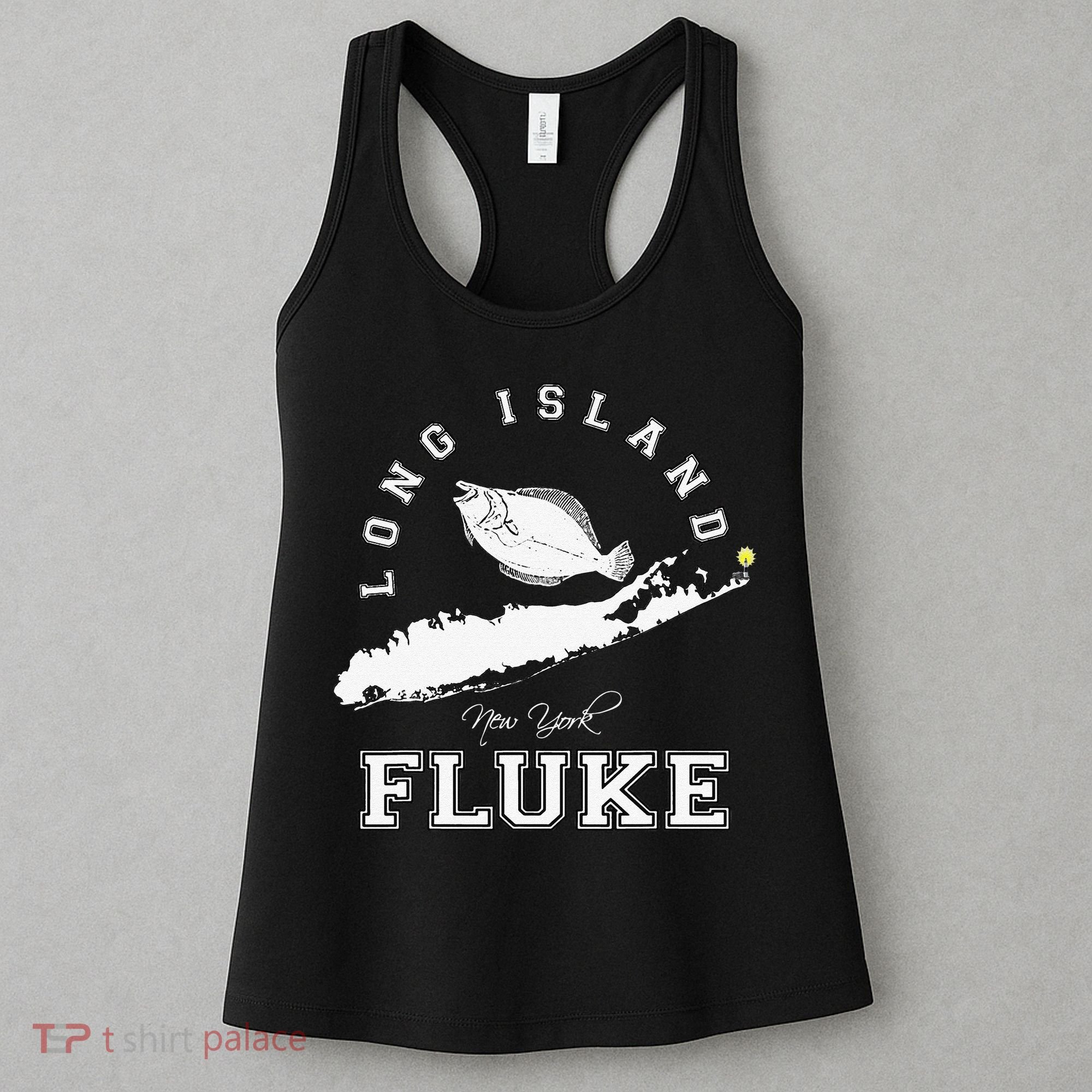 Long Island NY Fluke Fishing Women's Tank Top