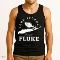 Long Island NY Fluke Fishing Tank Top thumb 3