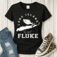 Long Island NY Fluke Fishing Women's T-Shirt thumb 3
