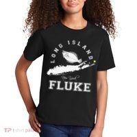 Long Island NY Fluke Fishing Kids T-Shirt thumb 2