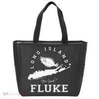 Long Island NY Fluke Fishing Tote Bag thumb 0