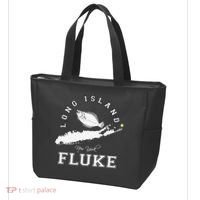 Long Island NY Fluke Fishing Tote Bag thumb 3