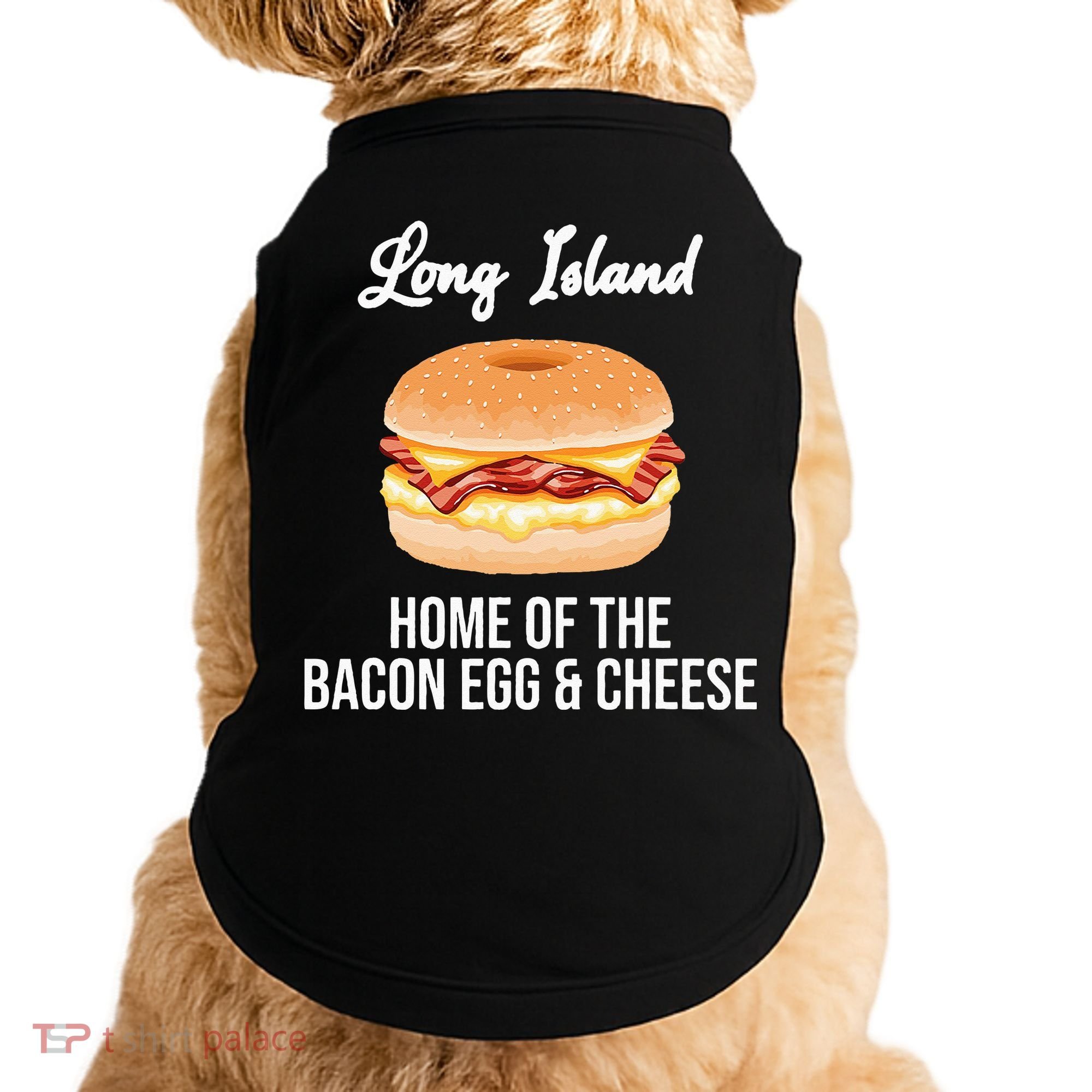 Long Island New York Bacon Egg And Cheese Doggie Tank