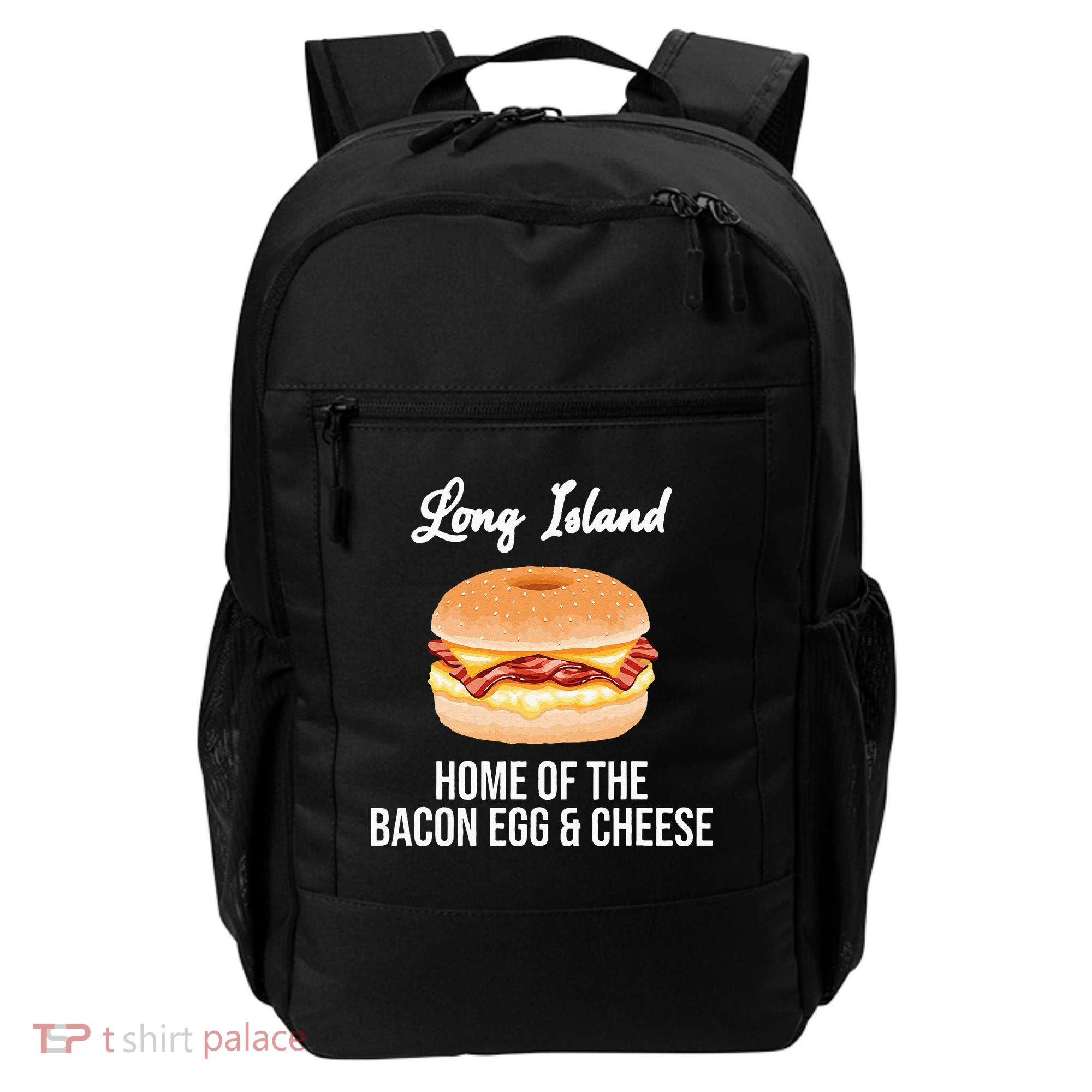 Long Island New York Bacon Egg And Cheese Backpack