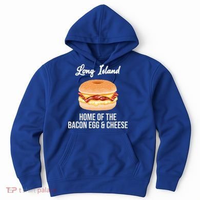 Long Island New York Bacon Egg And Cheese Hoodie
