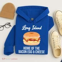 Long Island New York Bacon Egg And Cheese Hoodie thumb 4
