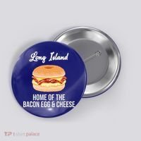 Long Island New York Bacon Egg And Cheese Button thumb 0