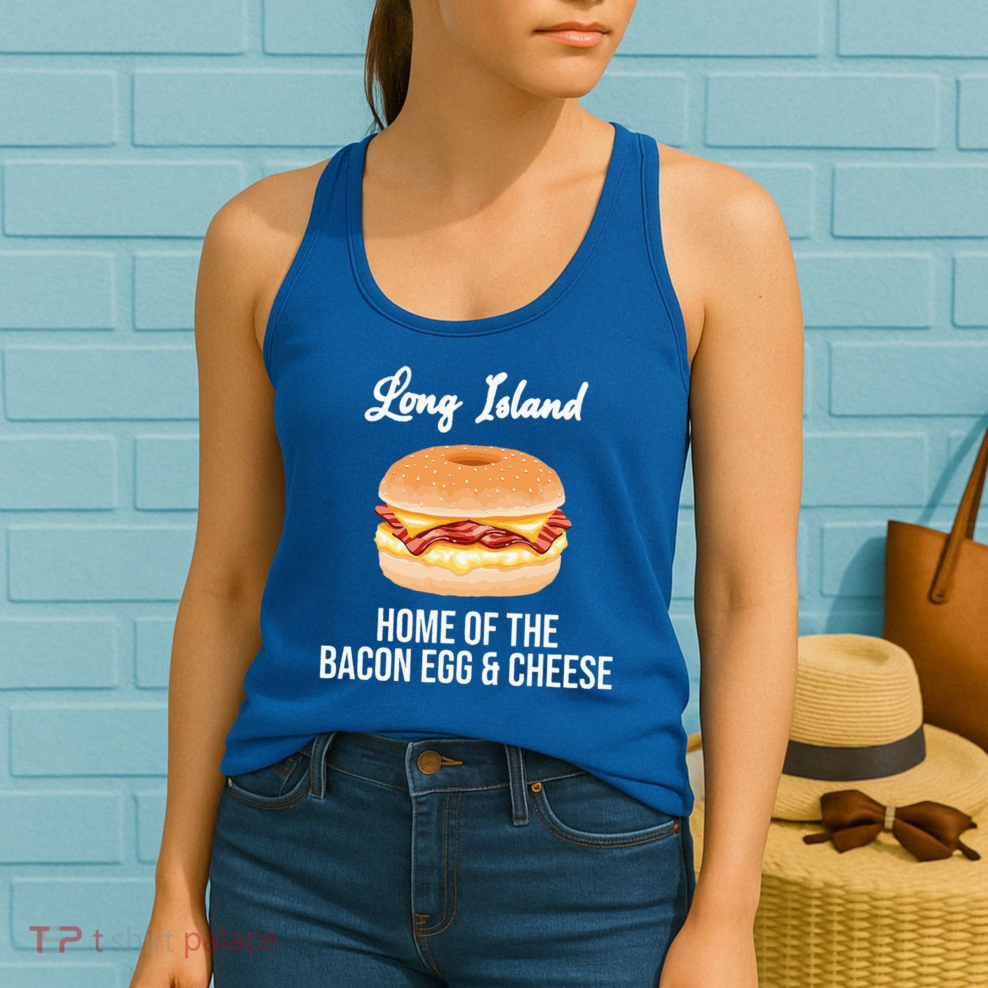 Long Island New York Bacon Egg And Cheese Women's Tank Top