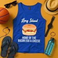 Long Island New York Bacon Egg And Cheese Tank Top thumb 4