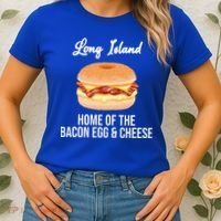 Long Island New York Bacon Egg And Cheese Women's T-Shirt thumb 2