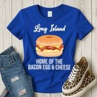 Long Island New York Bacon Egg And Cheese Women's T-Shirt thumb 3