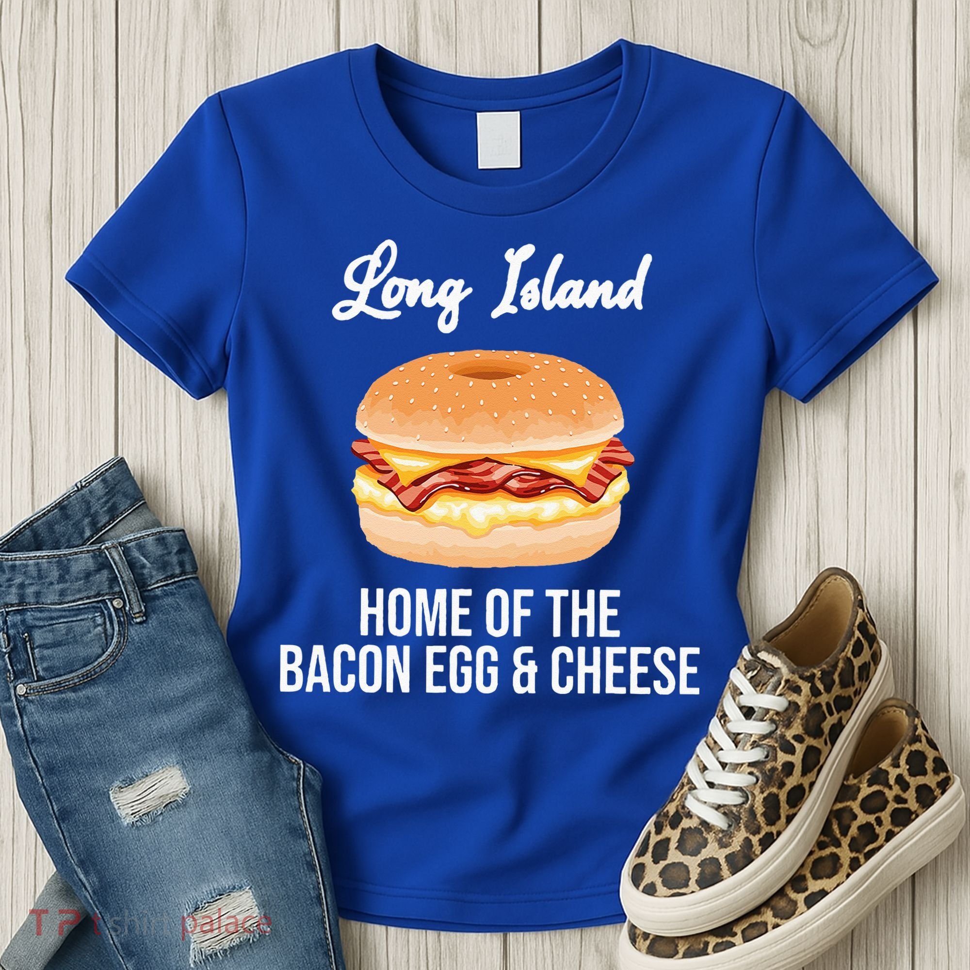 Long Island New York Bacon Egg And Cheese Women's T-Shirt