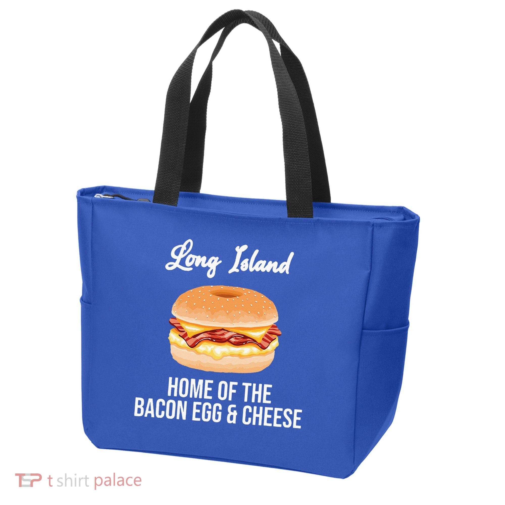 Long Island New York Bacon Egg And Cheese Tote Bag