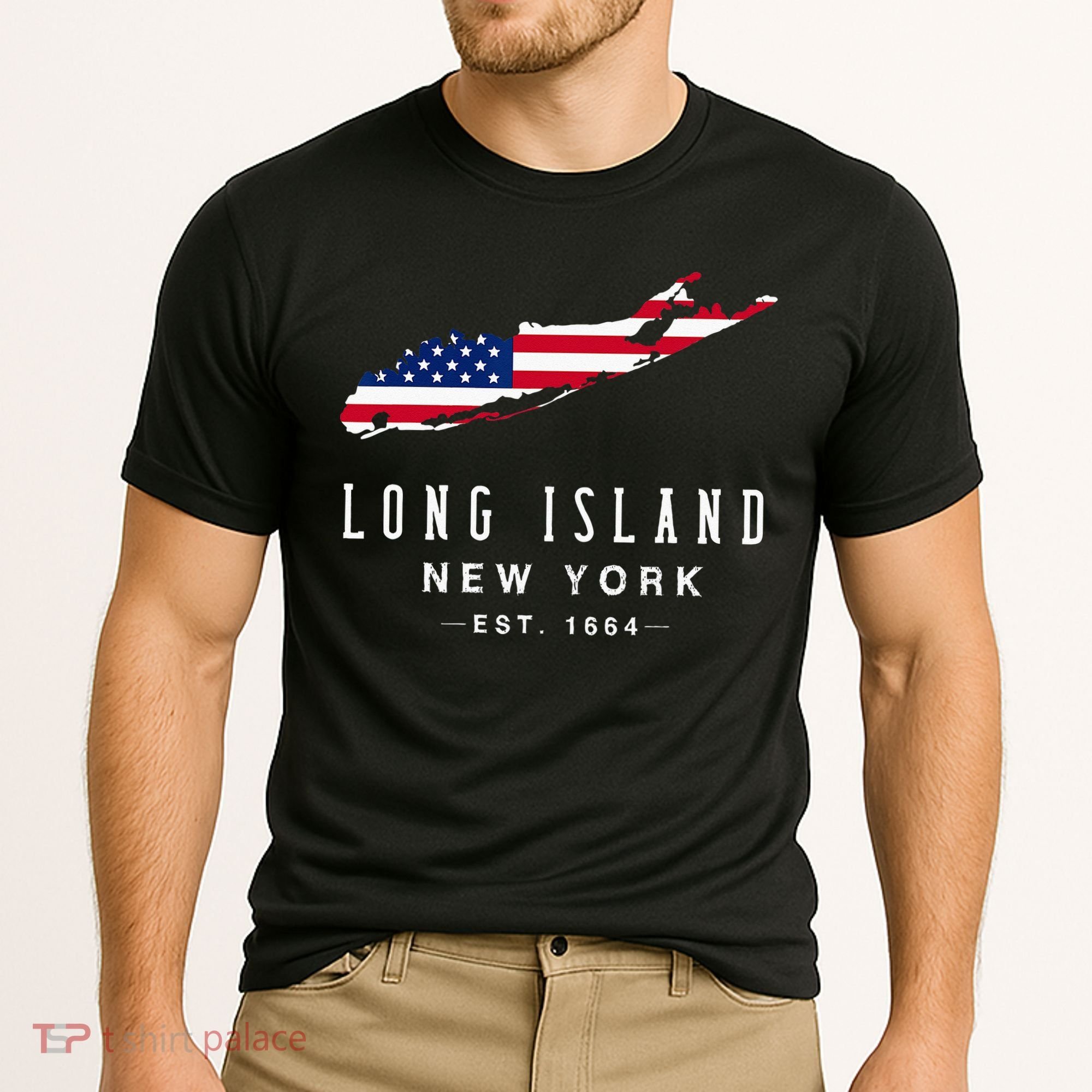 Long Island NY Souvenir Tee Native Long Islander Map NYC Cooling Performance Crew T-Shirt