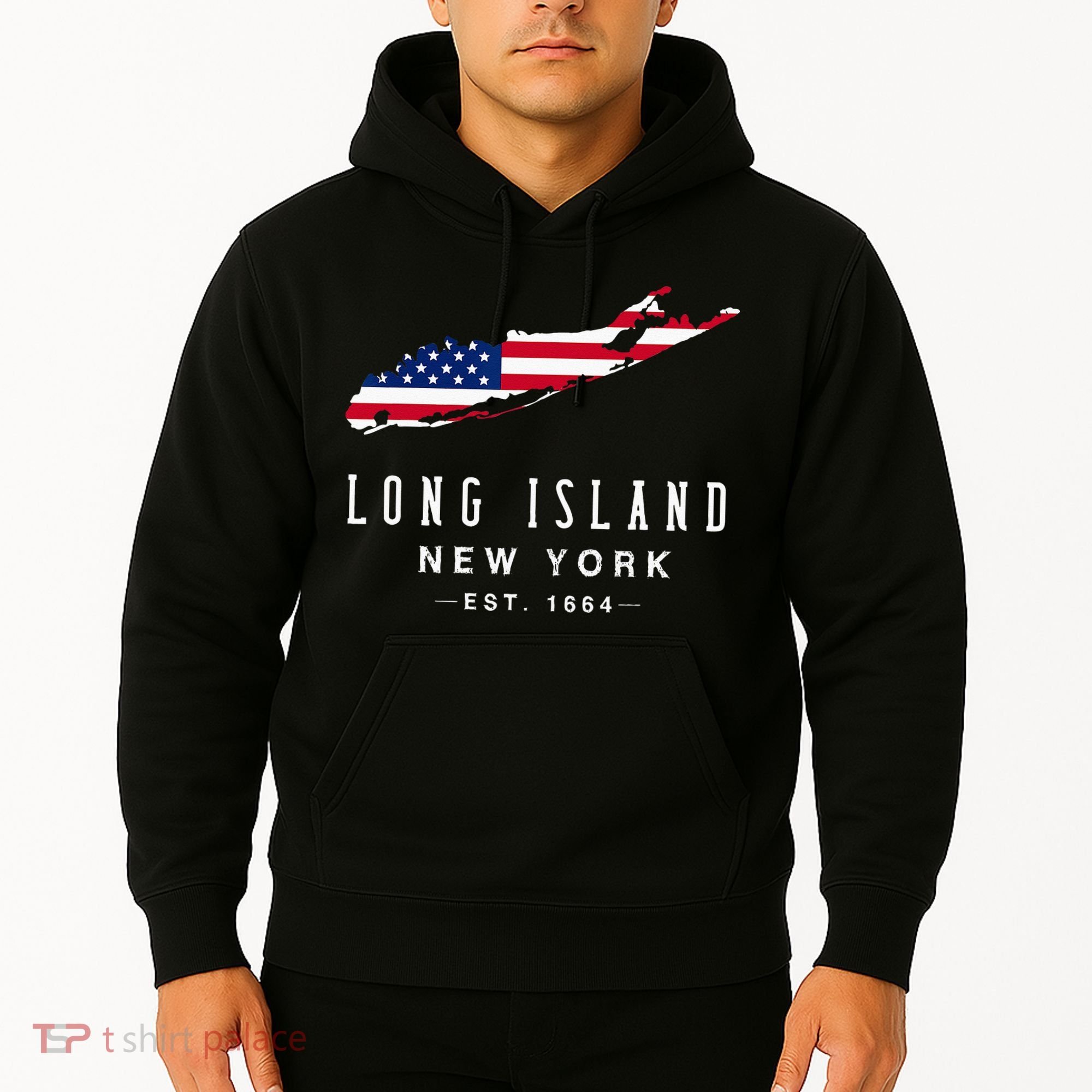 Long Island NY Souvenir Tee Native Long Islander Map NYC Hoodie