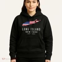 Long Island NY Souvenir Tee Native Long Islander Map NYC Hoodie thumb 5