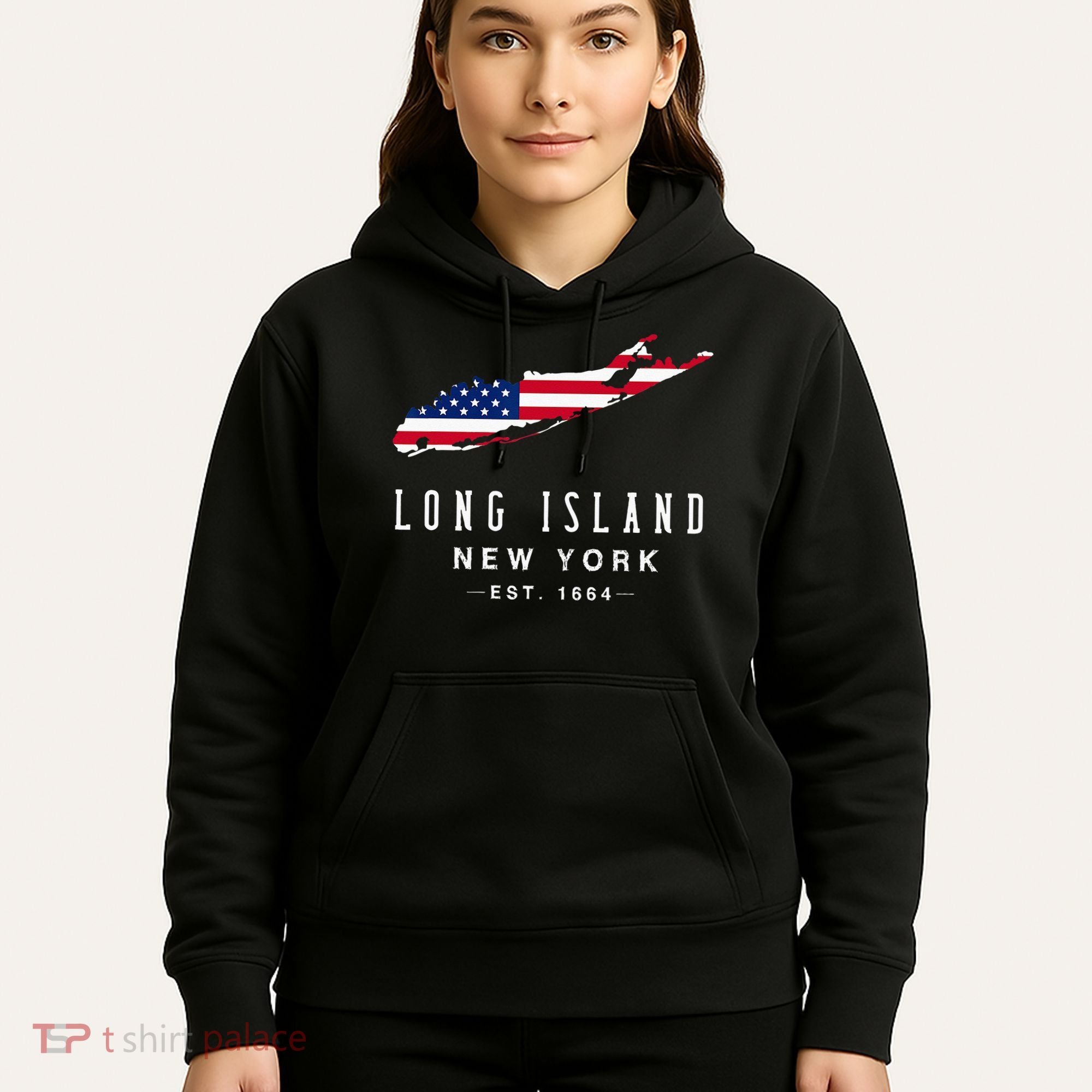 Long Island NY Souvenir Tee Native Long Islander Map NYC Hoodie