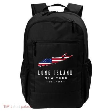 Long Island NY Souvenir Tee Native Long Islander Map NYC Backpack