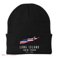 Long Island NY Souvenir Tee Native Long Islander Map NYC Beanie thumb 0
