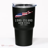 Long Island NY Souvenir Tee Native Long Islander Map NYC Tumbler thumb 0
