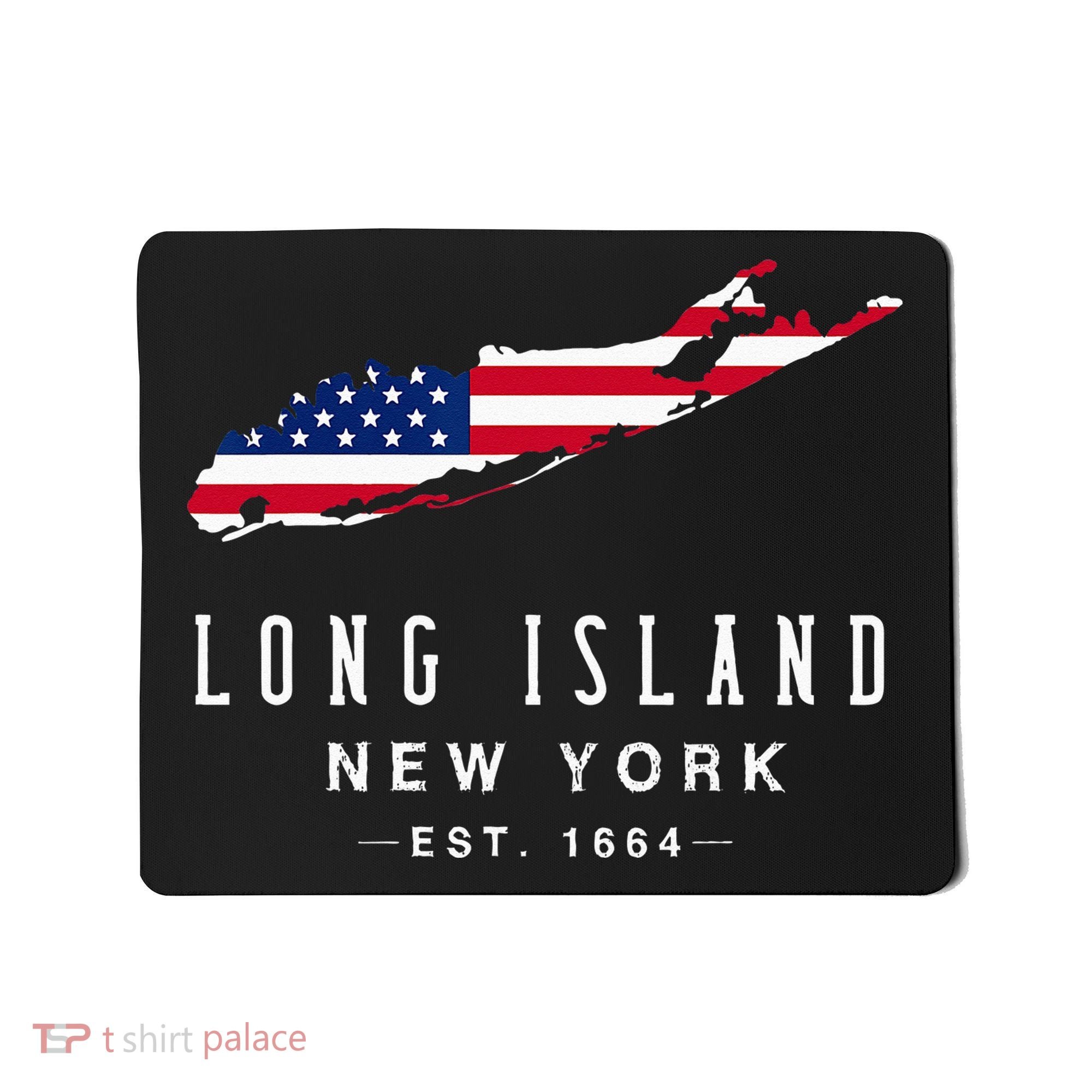 Long Island NY Souvenir Tee Native Long Islander Map NYC Mousepad