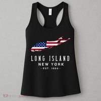 Long Island NY Souvenir Tee Native Long Islander Map NYC Women's Tank Top thumb 3