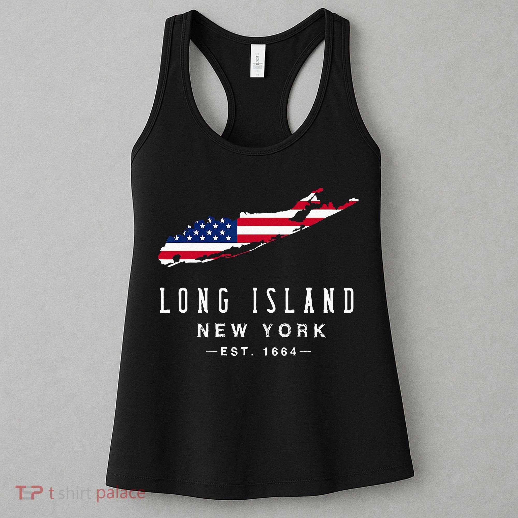 Long Island NY Souvenir Tee Native Long Islander Map NYC Women's Tank Top