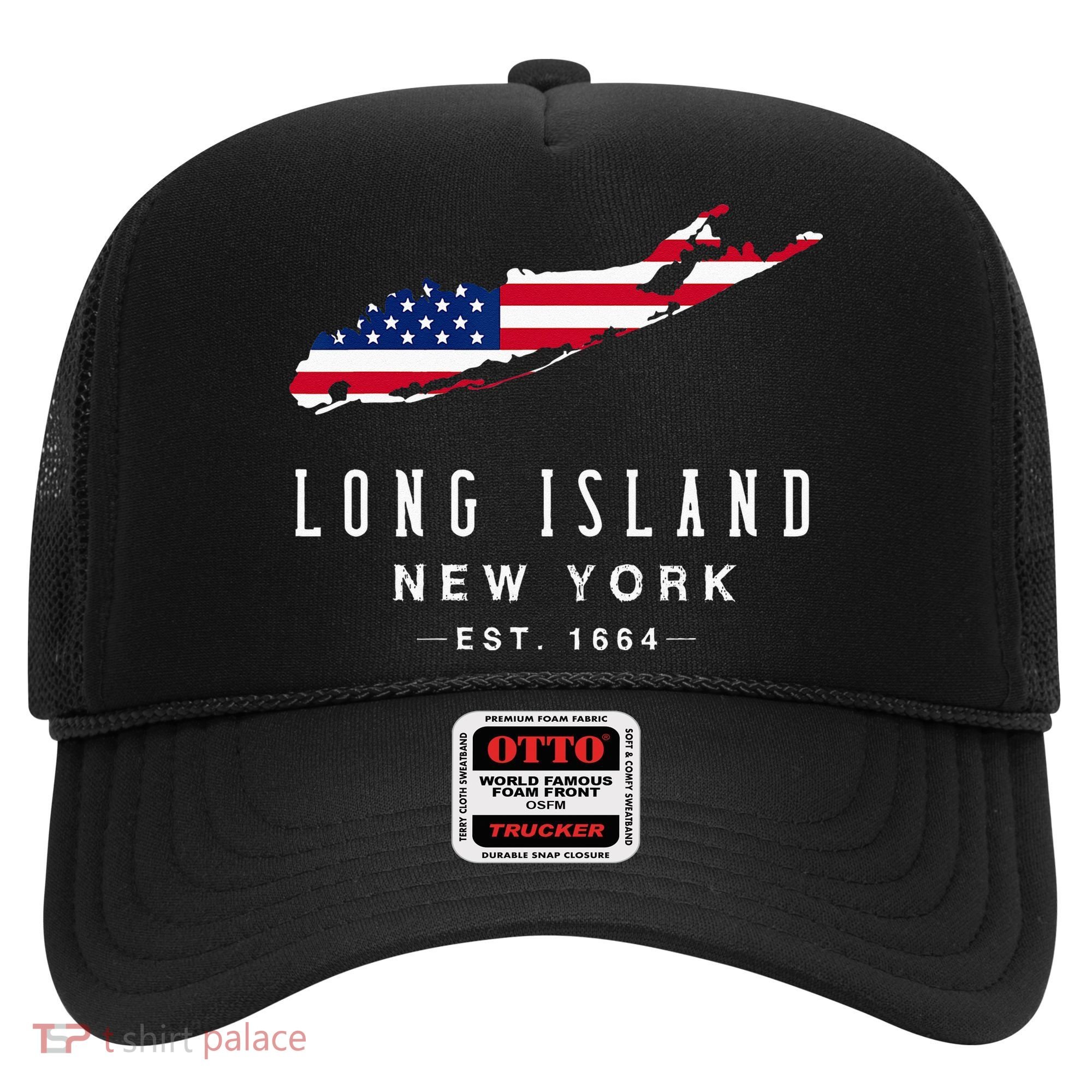 Long Island NY Souvenir Tee Native Long Islander Map NYC Hat