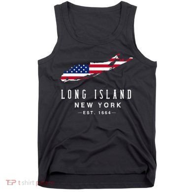 Long Island NY Souvenir Tee Native Long Islander Map NYC Tank Top