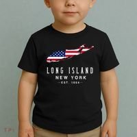 Long Island NY Souvenir Tee Native Long Islander Map NYC Toddler T-Shirt thumb 2