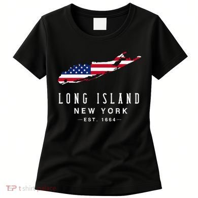 Long Island NY Souvenir Tee Native Long Islander Map NYC Women's T-Shirt