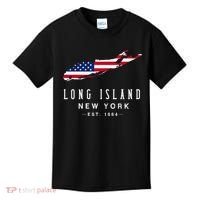 Long Island NY Souvenir Tee Native Long Islander Map NYC Kids T-Shirt thumb 0