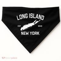 Long Island Ny Souvenir Native Long Islander Map Nyc USA-Made Doggie Bandana thumb 0