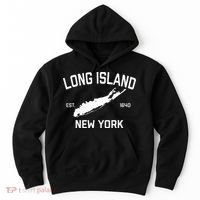 Long Island Ny Souvenir Native Long Islander Map Nyc Hoodie thumb 0