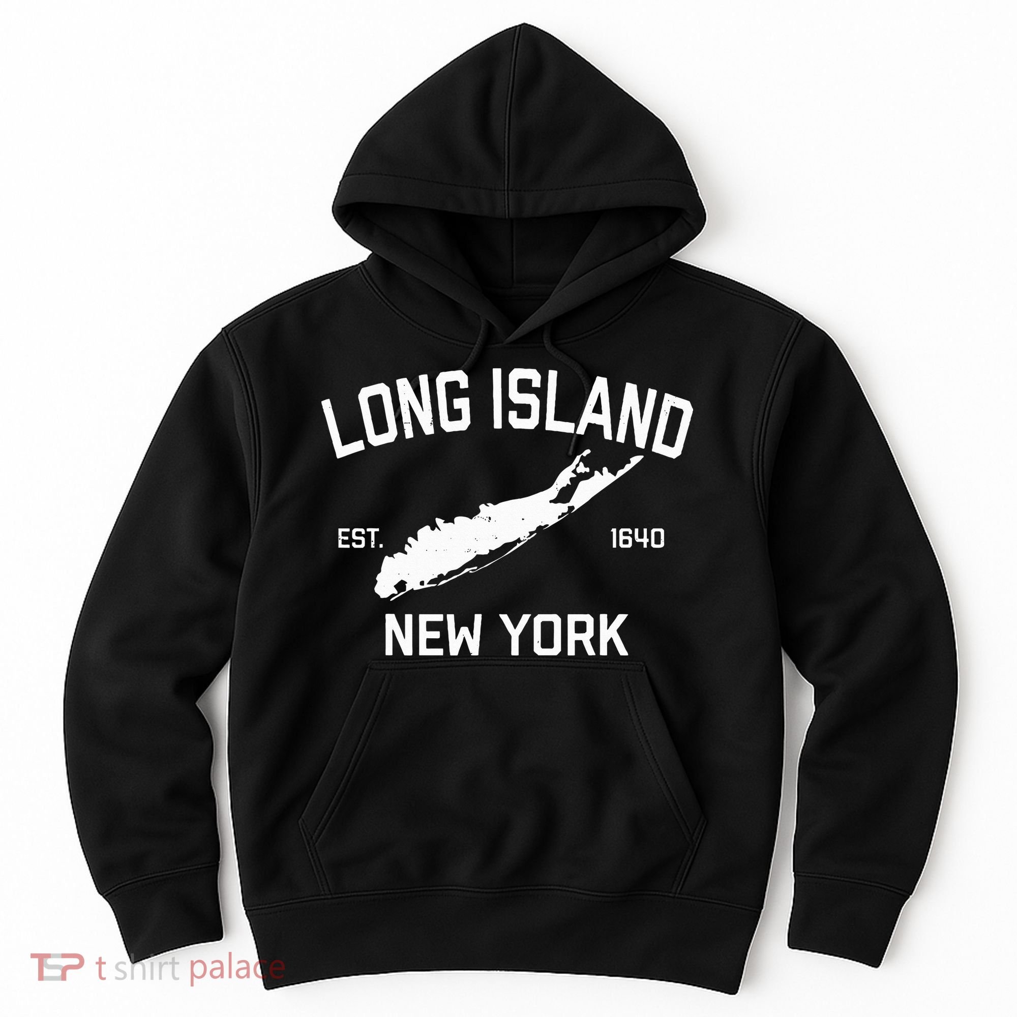 Long Island Ny Souvenir Native Long Islander Map Nyc Hoodie