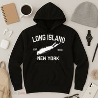Long Island Ny Souvenir Native Long Islander Map Nyc Hoodie thumb 3